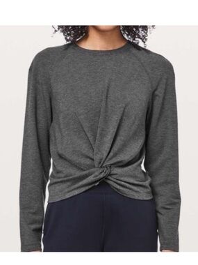Lululemon Long Sleeve Knot Twist Top